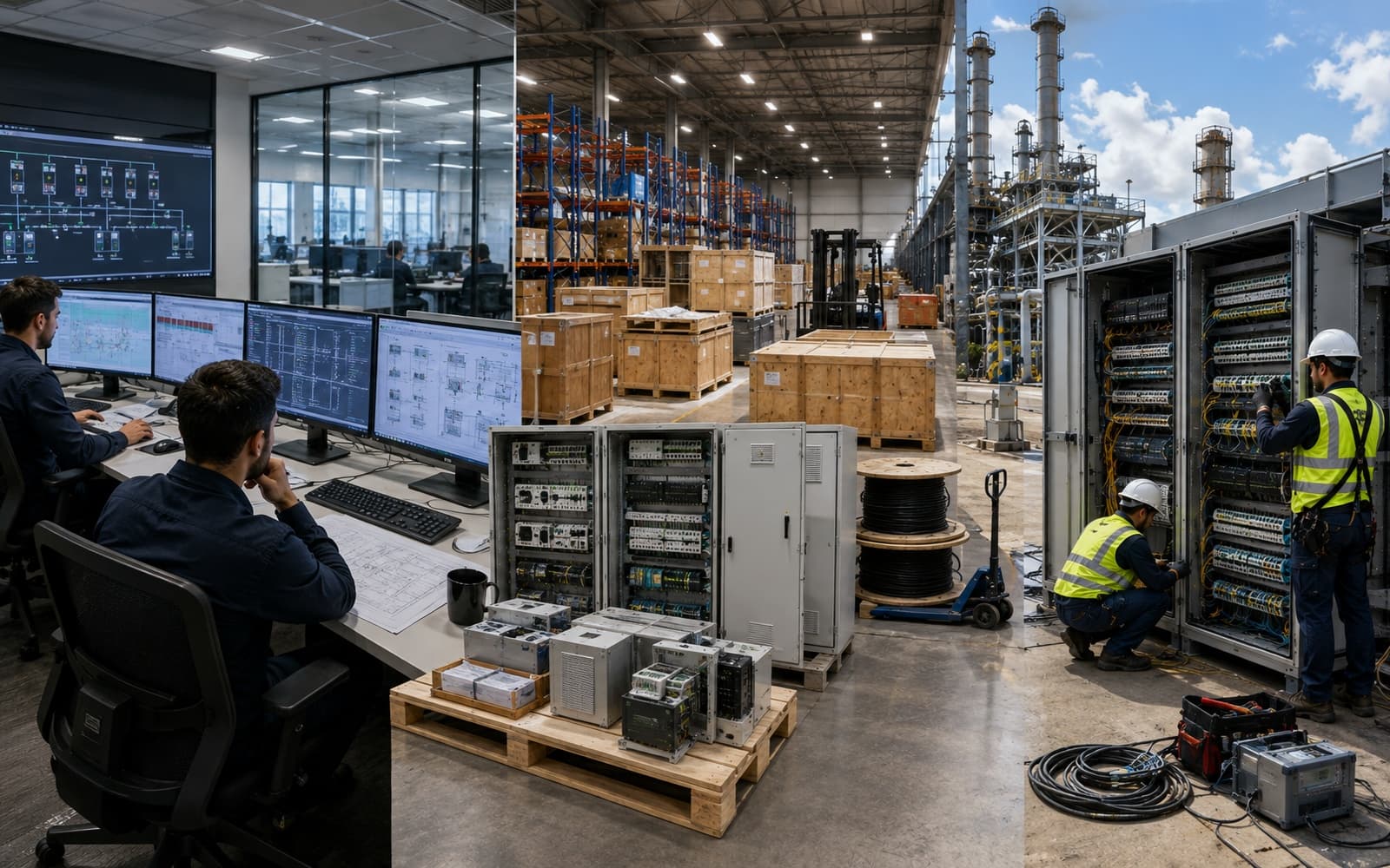 Coordinated engineering, procurement, construction, integration and commissioning delivery